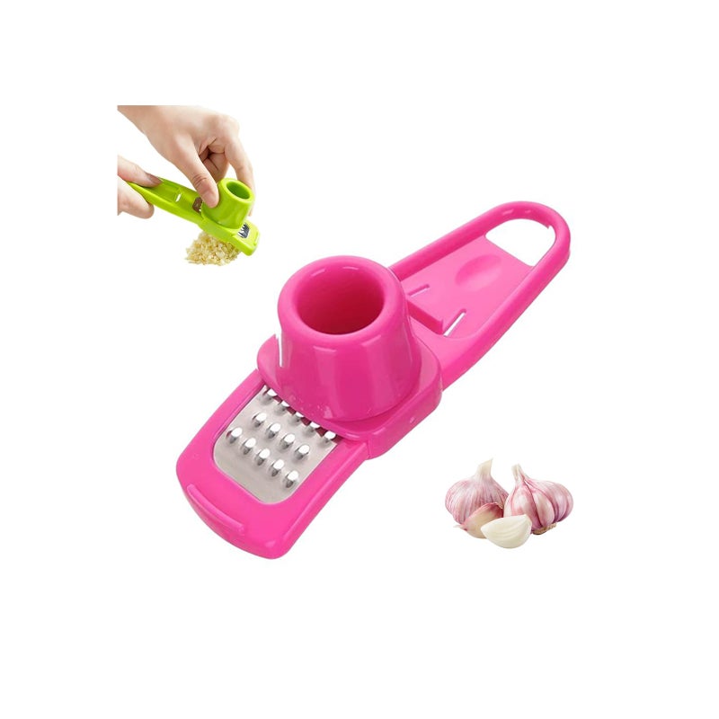 Garlic Peeler, 2025 New Garlic Crusher Mini Grater,Multifunctional Ginger Grater for Kitchen,Removable Design,Portable Vegetable Graters for Home,Lightweight Handheld Graters for Chef Kitchen Gadgets - Image 1